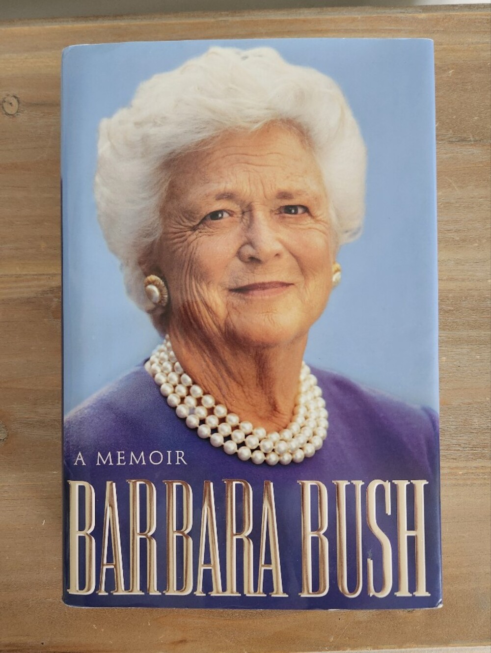 Barbara Bush Signed A Memoir 1994 1st Edition Hardcover First Lady Autobiography